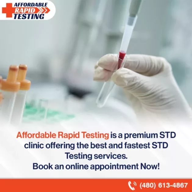 Std test,affordable rapid testing clinic,std testing,panel std testing,male,female,phoenix,scottsdale